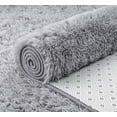 thumbnail image 7 of Softlife Stylish Soft Shaggy Velvet Carpet for Living Room/Bedroom, Fluffy Rugs, 5' x 8' , Gray, 7 of 7