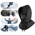 thumbnail image 4 of Pasamontañas para la cara, reflectante, resistente al viento, con forro polar, gorro transpirable para hombres y mujeres, invierno, ciclismo al aire libre, esquí, correr YUNYI BRAND  Deportes, 4 of 8
