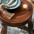 thumbnail image 5 of Modway Sorrel Carved Wood Stool in Walnut, 5 of 8