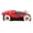 Red, variant on Suodoka Children Electric Car Toy, Universal Four Wheel Rotating Car Toy with Light and Music, Transforming Toy Car with Door Opening for Kids Boys Girls, Blue (9.45 inches / 24 cm)
