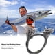 thumbnail image 1 of 10 Uds. Anti-mordedura 50cm 150lb Conductor frontal línea de pesca equipo de pesca (negro), 1 of 5