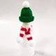 thumbnail image 3 of 20pcs mini hat mini bufandas artesanías de navidad sombrero de punto y bufanda navideño suministros de artesanía de bricolaje, 3 of 6