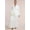 Coconut Milk, variant on Women's Plus Size Dramatic Tiered Tulle Blazer