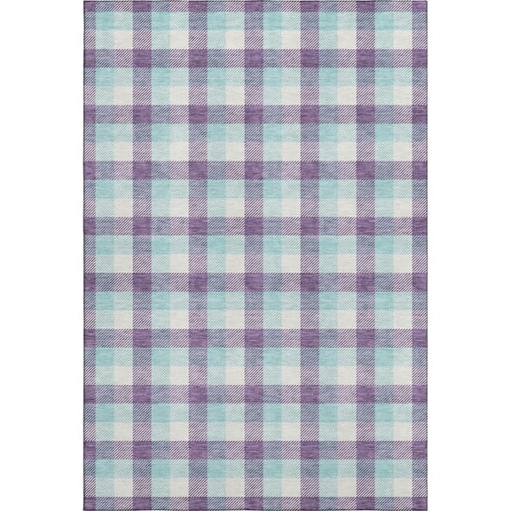 Dalyn Rugs Premium Machine Washable Mayfield AMF1053 Purple 2'6" x 3'10" Rug