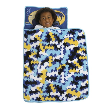 Warner Bros. Batman Male Blue, White, Yellow, Multi-Color Polyester Nap Mats