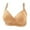 Beige, variant on Utoimkio Bras for Women Woman's Printing Gathered Together Large Size Daily Bra Underwear No Rims