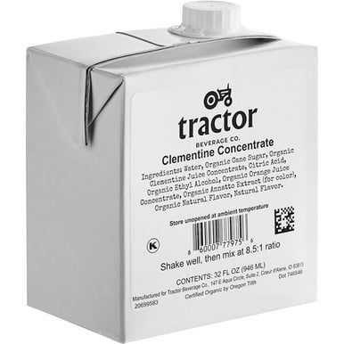 

Tractor Soda Co. Tractor Organic Clementine Beverage Concentrate 32 Ounce 12 Per Box