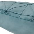 thumbnail image 4 of JWH Handmade Decorative Soft and Smooth Geometric Grid Velvet Throw Pillow Covers for Simple Decor 14x24inch Sky, 4 of 8