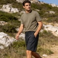 thumbnail image 5 of Havenx Summer Beach Shorts for Men 5 Inch Drawstring Elastic Waist Shorts with Pockets Stretch Short Pants Lightweight Summer Beach Soft Lounge Clothes,Black L, 5 of 5