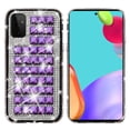 thumbnail image 5 of For Apple iPhone 14 (6.1") Diamonds Sparkle 3D Crystal Glitter Bling Shiny Rhinestone Hybrid Bumper Hard Protective Phone Case Cover by Xpression - Purple, 5 of 8
