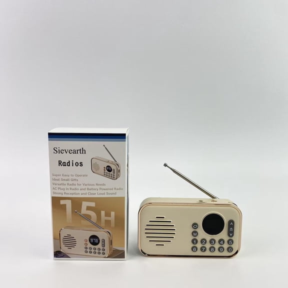 Sievearth Radios,Portable Radio AM/FM/SW/LW/WB Weather Radio Shortwave Radio Receiver, Battery Operated Great Sound Wireless BT Speaker