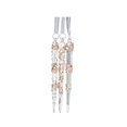 thumbnail image 2 of JeashCHAT Clear Acrylic Christmas Ornaments, Transparent Icicle Drop Hanging Ornaments with Glitter Sequins, Christmas Tree Decorations Xmas Gifts, 2 of 6