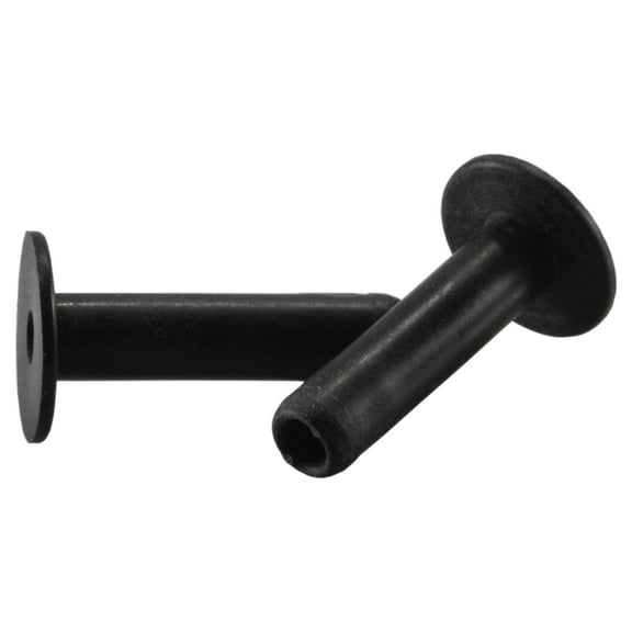 #6-32 x 1" Rubber Coarse Thread Well Nuts WNR-043 (10 pcs.)