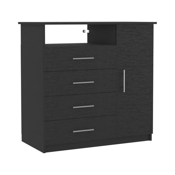CoSoTower Dresser Beaufort, Bedroom, Black