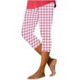 thumbnail image 1 of Mujeres Pantalones de Yoga Elástico Casual Gradiente Capris, Alta Cintura Pantalones de Yoga Capri Mujeres para Toda la Temporada, 1 of 4