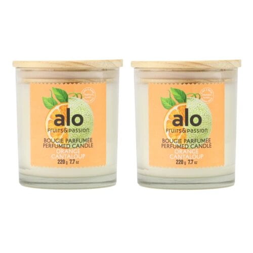 Fruits & Passion Cucina Perfumed Plant Based Wax Candle 7.7 Ounces - 2 Pack