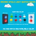 thumbnail image 2 of Arcade Light Switch Plate - Single Switch (Black/Red/Blue), 2 of 6