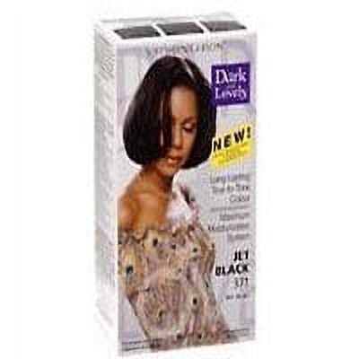 Softsheen Carson Dark And Lovely Permanent Hair Color Jet Black #371 Kit