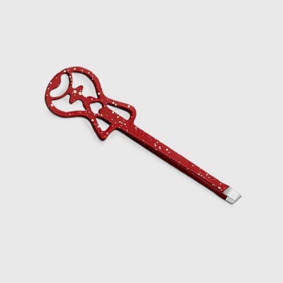 LOLIPPYY 2Pcs Precision Tweezer Red Stainless Steel Lash Tweezers For Women Makeup Tools Travel