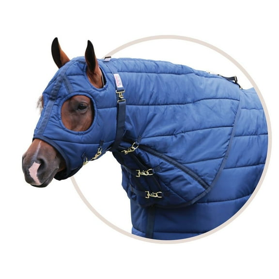 Schneiders Dura-Nylon Original Stable Blanket Hood | Size X-Large | Color Navy