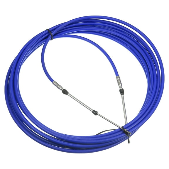 1pcs 36ft 433 Inch Marine Type 3300 / 33C Throttle Shift Remote Control Box Cable for Yamaha Outboard Engine Boat Blue