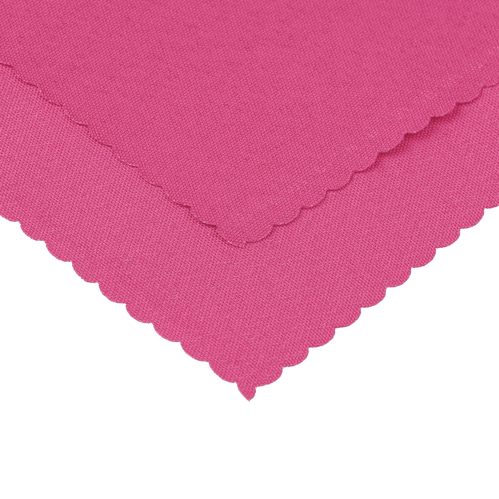 Unique Bargains 6 Pack Polyester Great Napkin Choice for Wedding Restaurant Dinner Banquet Rose Red