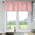 thumbnail image 3 of Christmas Blush Kitchen Curtains 36 Inch Length- Black Out Curtain Panels for Kitchen Decoration Thermal Insulating Blackout Drapes/Draperies for Small Window(52X18+26X36 Inch,Blush,3 Pieces), 3 of 6