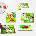thumbnail image 5 of Paquete de 12 rompecabezas para niños pequeños Rompecabezas de animales de madera 9 piezas con 12 bolsas organizadas para niños de 2 3 4 5 años Rompecabezas educativos preescolares, 5 of 5