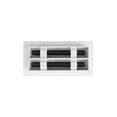 thumbnail image 2 of Cubierta de ventilación de aire acondicionado BUILDMART, moderna, decorativa, de aluminio blanco, 2 of 9