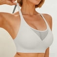 thumbnail image 6 of WAGUTH Sports Bras for Women Seamless Mesh Wireless Bras Adjustable Straps Back Closure Comfort Yoga Gym Workout Bralettes, 6 of 8