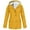 Yellow womens coat, variant on Usmixi Womens Winter Trench Jacket Womens Windbreaker Coat Outdoor Activities Plush Lined Plus Size Rain Coat Open Zipper Drawstring Hooded Outerwear with Pocket 2023 Trench Jacket