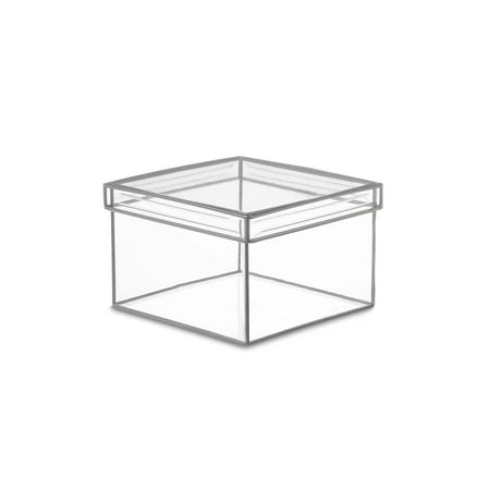 - Design Ideas Clear Vinyl Lookers Box, Medium Square