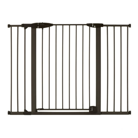 Toddleroo by North States Riverstone Extra Tall and Wide Child Safety Gate, 36" Tall, Graphite