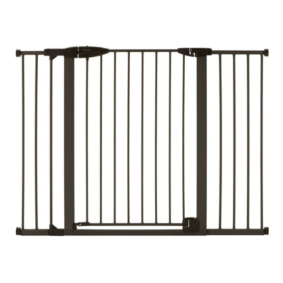 Toddleroo by North States Riverstone Extra Tall and Wide Child Safety Gate, 36" Tall, Graphite