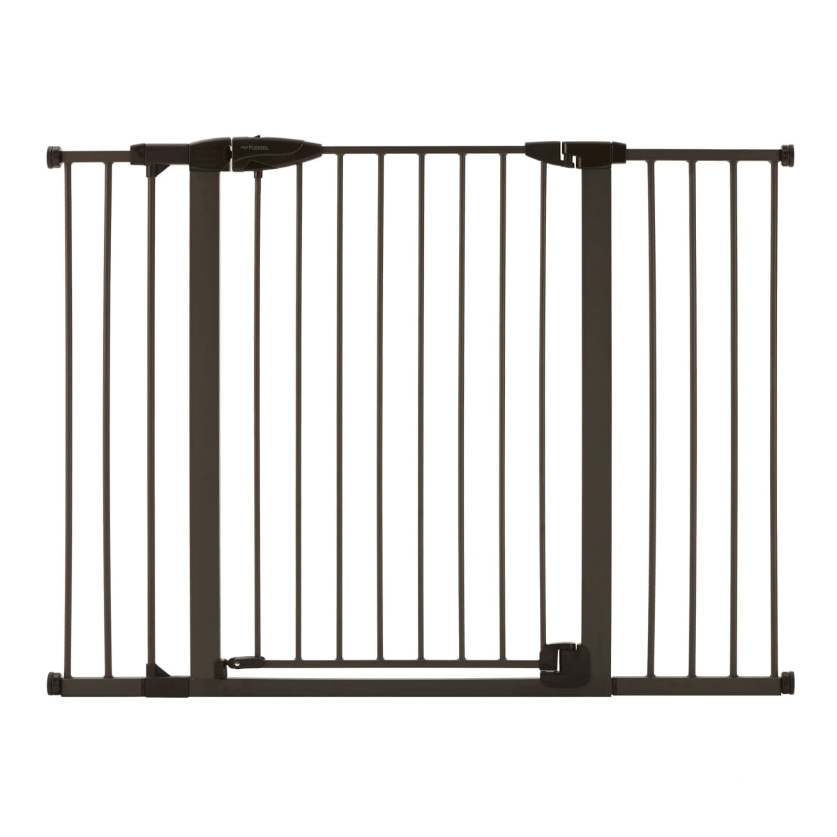 Toddleroo by North States Riverstone Extra Tall and Wide Child Safety Gate, 36" Tall, Graphite