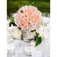 thumbnail image 2 of Artiflr Artificial Flowers Rose Bouquet 2 Pack Fake Flowers Silk Plastic Artificial White Roses 18 Heads Bridal Wedding Bouquet For Home Garden Party Wedding Decoration (White), 2 of 4