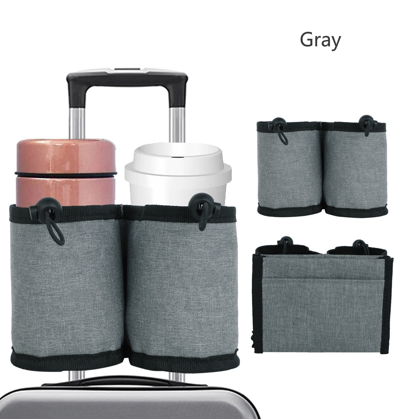 Travel Cup Holder for Luggage Fits Rollon Universal Suitcase Handles