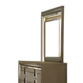 thumbnail image 2 of Benjara 8 Drawer Wooden Dresser with Embossed Diamond Pattern, Champagne Gold, 2 of 2