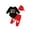 blackred, variant on Infant Baby Boy Valentines Day Clothes Long Sleeve Mamas Boy Letter Print Bodysuit Romper Heart Pants Hat 3PCS Set