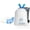 1 Count (Pack of 36), variant on 21 Gallon Trash Bags Drawstring, 1.7 Mil Thick Big Tall heavy duty White Garbage Bags, Resists Tears, Leaks,Roll for Kitchen Outdoor Cans & Household Use,Commercial Use, 80 Liter, 36 Count