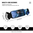 thumbnail image 3 of Salouo Blue Viper Snake 2 Pattern Cute Bolster Pillow,Cylindrical Pillow Long Pillow for Bed Round Side Pillow for Knee/Leg/Neck ,- Length 24.4" x 9.8" Diameter, 3 of 8