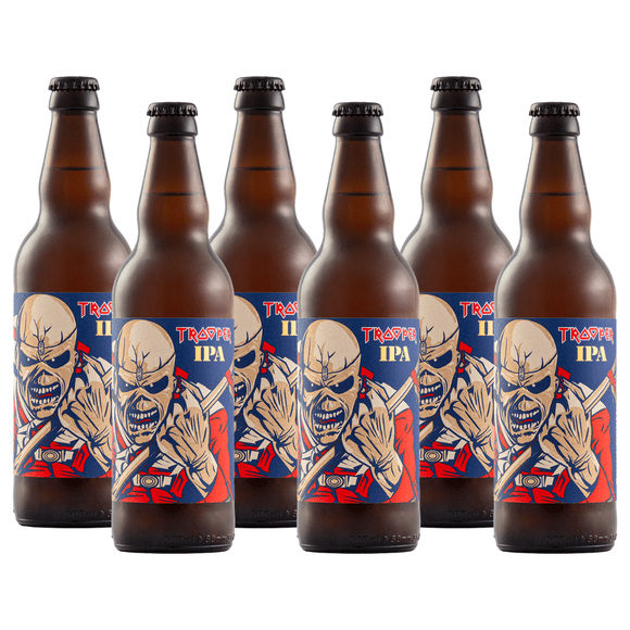Six Pack Cerveza Iron Maiden Trooper IPA 500 Ml Iron Maiden Cerveza IPA