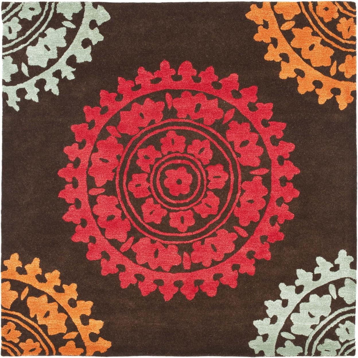 SAFAVIEH Soho SOH732A Handmade Brown / Multi Rug