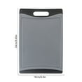 thumbnail image 2 of Kitchen Cutting Boards, Plastic Chopping Boards for Meat Vegetables Fruit, Double-Sided, Easy Grip Handle, Dishwasher Safe, Multiple Sizes, 2 of 7
