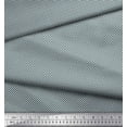 thumbnail image 2 of Soimoi Polyester Crepe Fabric Geometric Star Shirting Print Fabric by Yard 52 Inch Wide, 2 of 3