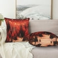 thumbnail image 2 of Christmas Pillow Covers Set of 2 16x16 Inch Throw Pillow Covers Xmas Trees Galaxy Decorative Pillow Cases Holiday Square Cushion Covers Pillow Protector for Home Couch Sofa Car, 2 of 4