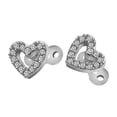 thumbnail image 3 of 2026 2pcs Dermal Anchor Tops and Base Titanium Steel Piercing Jewelry Heart 1, 3 of 4