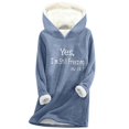 thumbnail image 2 of Birdeem Sweat à Capuche Imprimé Numérique pour Femmes, Manches Longues, Col Rond, Épais et Décontracté, 2 of 11