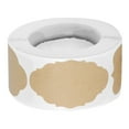 thumbnail image 1 of 350Pcs/Roll Stickers Packaging Kraft Paper Self Adhesive Blank Baking Packaging Labels; Decor Labels Wedding Party Cake Decoration, Y7, 1 of 8