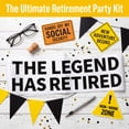 thumbnail image 2 of 14pcs Retirement Party Decoration Banner Hanging Swirls and Centerpieces Kit for Coworker Family Celebration, 2 of 8